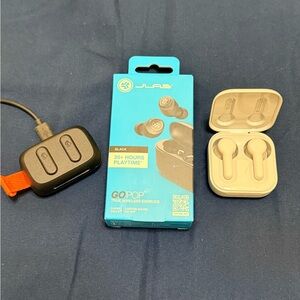 JLab GO POP+ True Wireless Earbuds - Beige